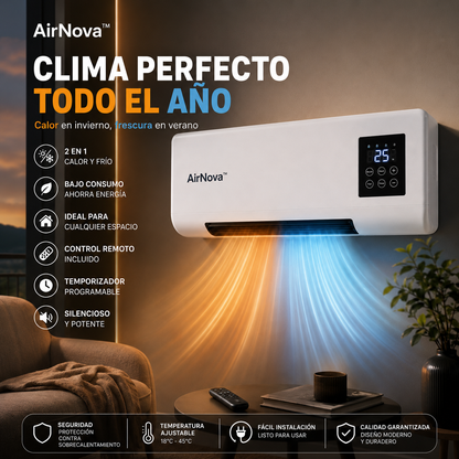 AirNova™ Climatizador Inteligente 2 en 1 ❄️🔥