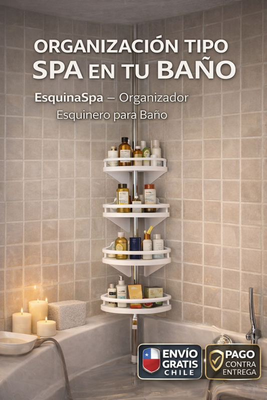 EsquinaSpa – Organizador Esquinero para Baño 🚿